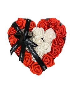 Flowerbox Heart  Marble Black